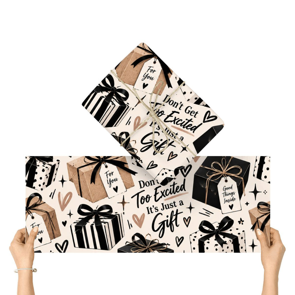 3Pack Gift Wrapping Paper its just a gift