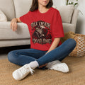 Till Death Do Us Part Skull & Rose T-Shirt — Gothic Couple Vows Tee