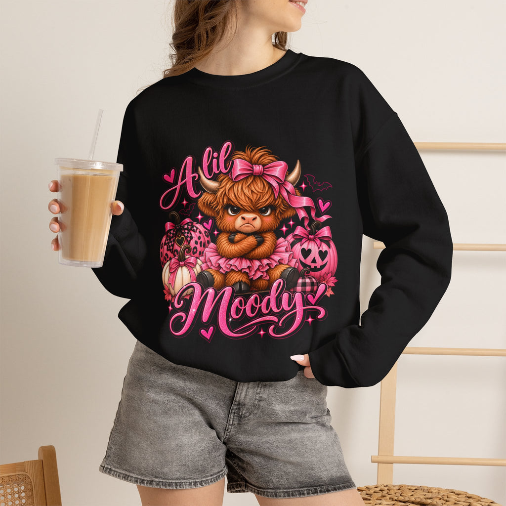 Crewneck Sweatshirt — "A Lil Moody"