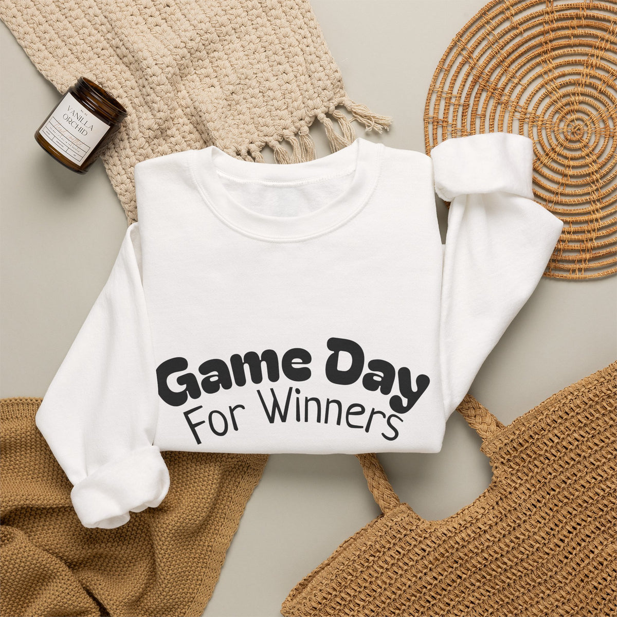 Crewneck Sweatshirt — "Game Day for Winners"