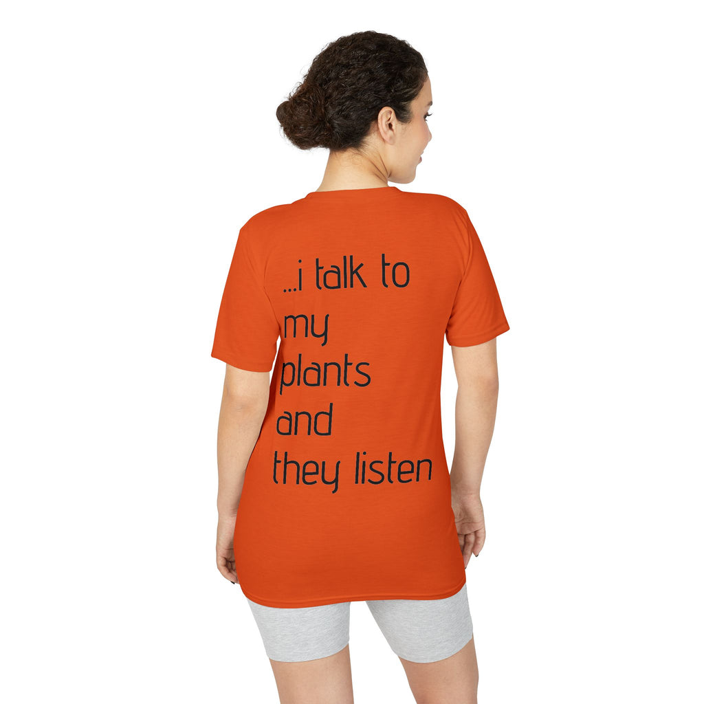 Crazy Plant Lady T-Shirt — "yeah, I'm that crazy plant lady... I talk to my plants and they listen"