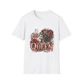His Queen Skull Rose Graphic T-Shirt