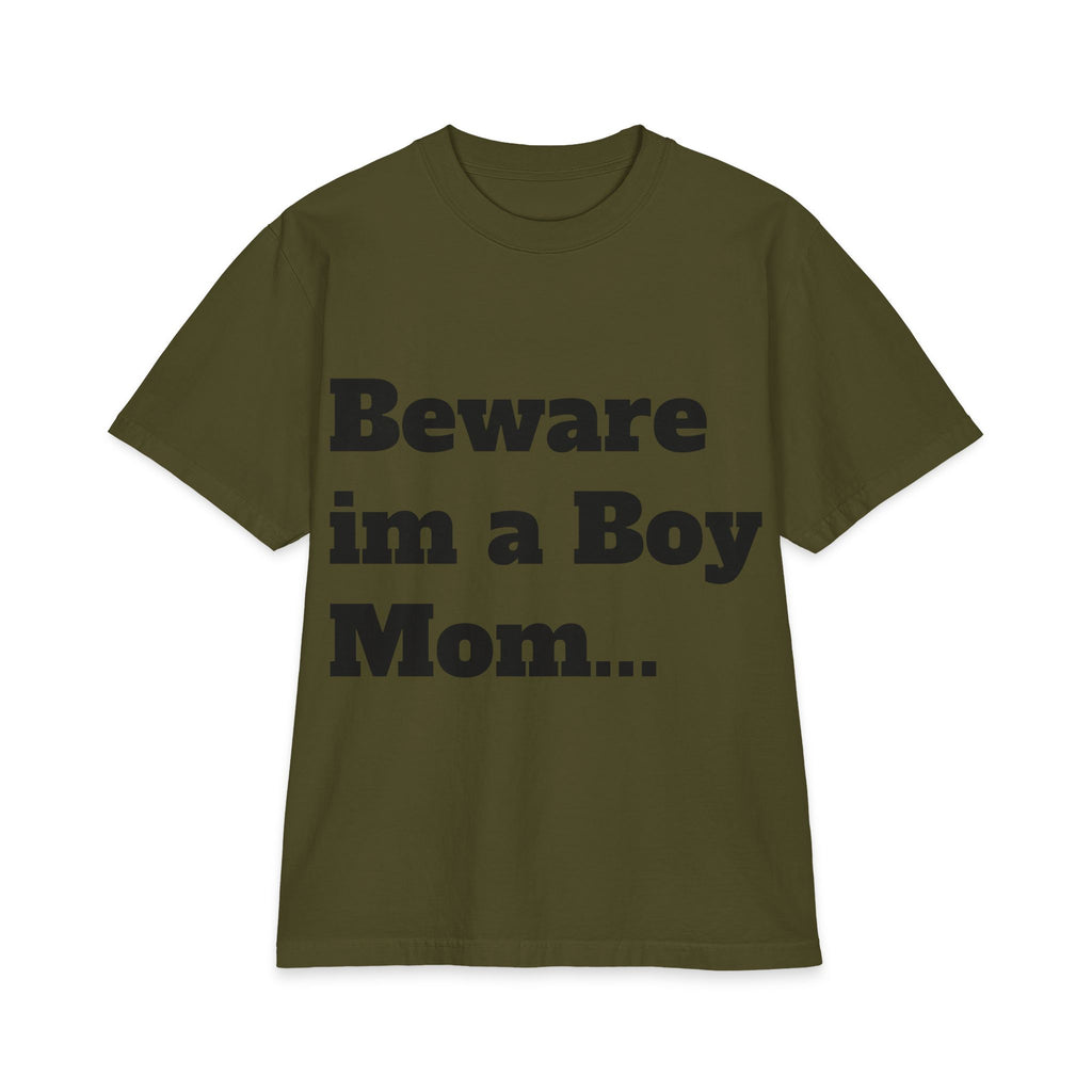 Boy Mom T‑Shirt — “Beware I’m a Boy Mom… I Don’t Give Princess Treatments” Cotton Tee