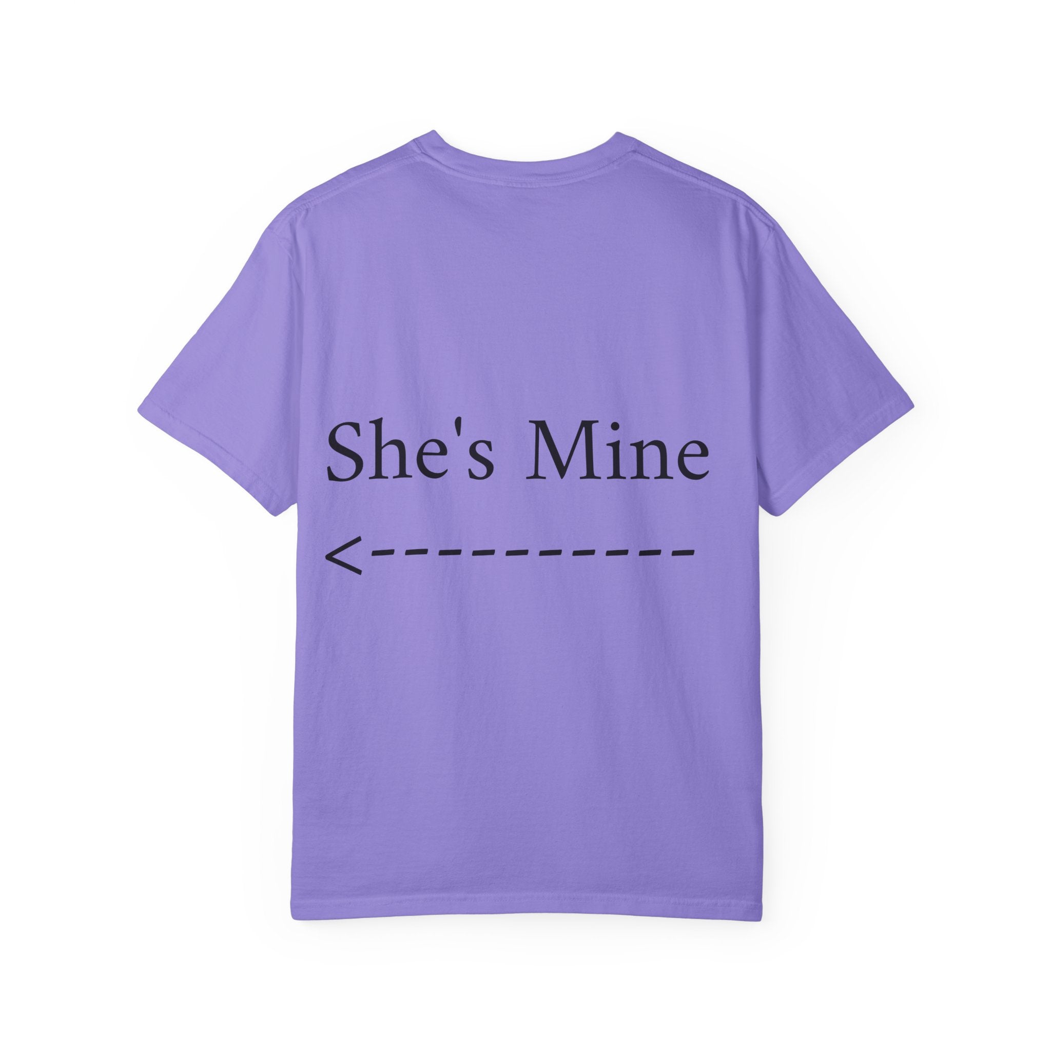 Graphic T-Shirt — "She Rides My Face" Couple Humor Tee
