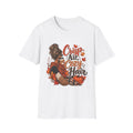 Cozy Fall Tee - "Crisp Air, Cozy Hair" Autumn Graphic T-Shirt