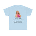 Novelty T-Shirt — "The Face I Make" Funny Barbie Dishwashing Quote Tee