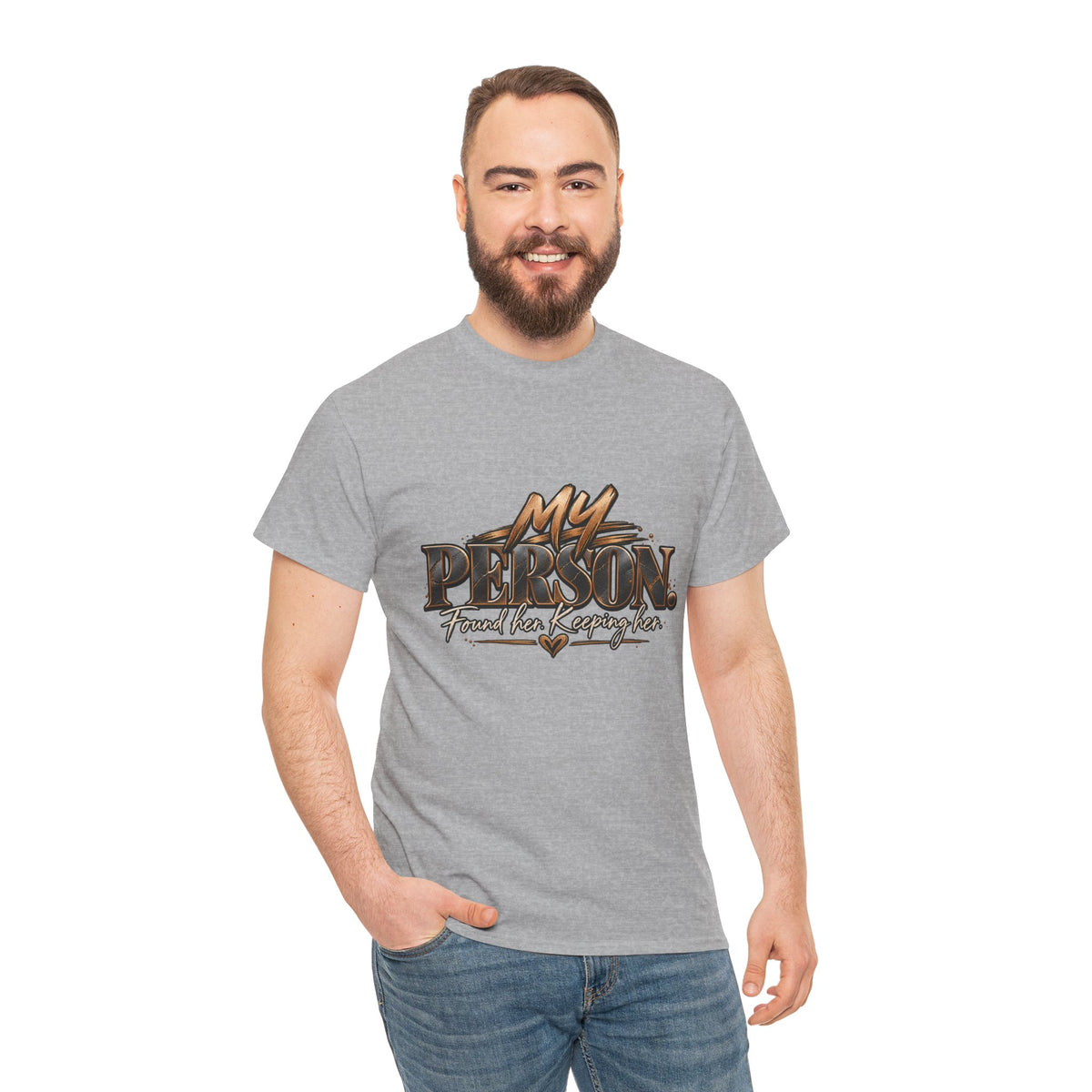 "My Person" Graphic Tee — Romantic Couples Shirt