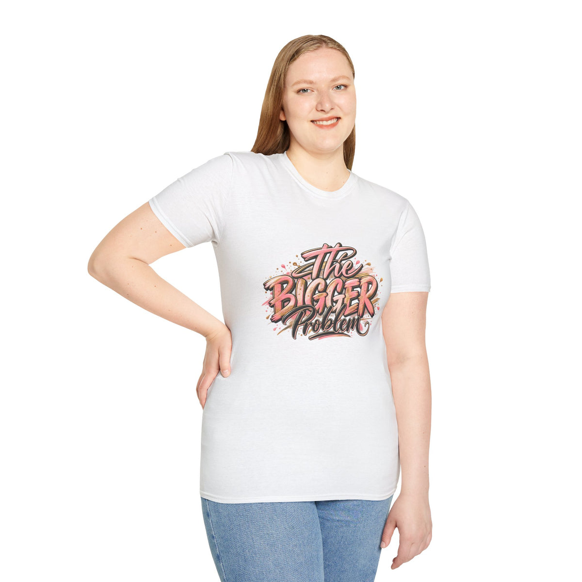 The Bigger Problem T-Shirt – Retro Graffiti Quote Tee