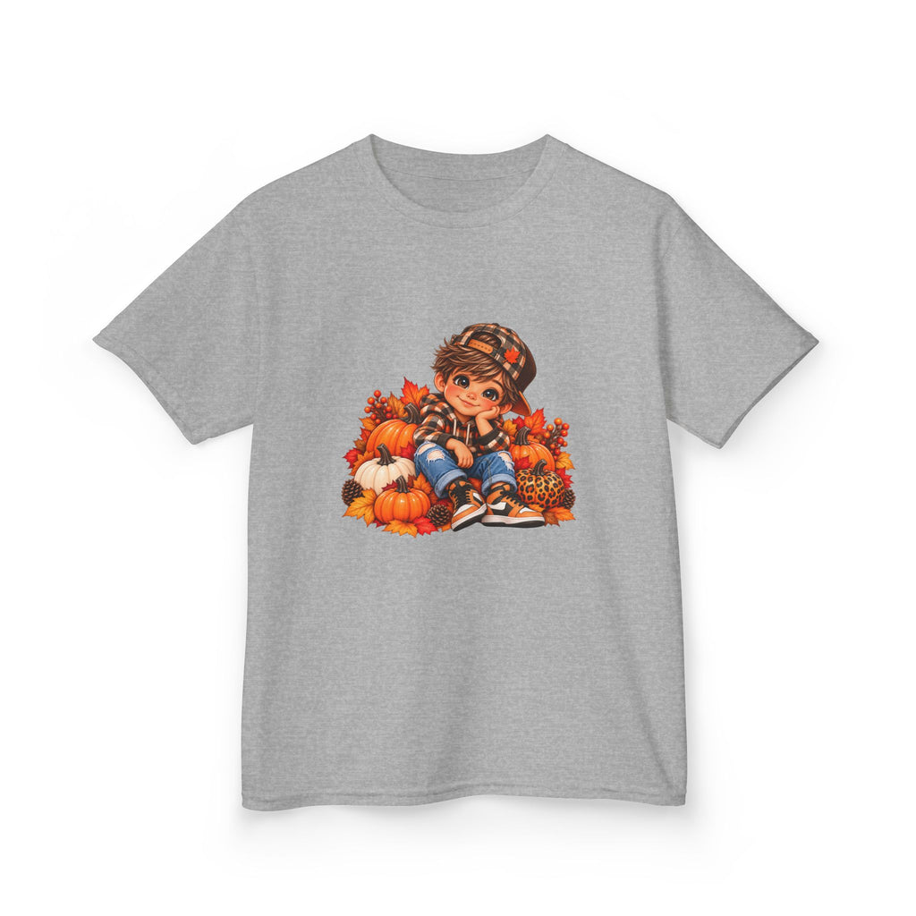 Kids Autumn Harvest Girl Heavy Cotton Tee