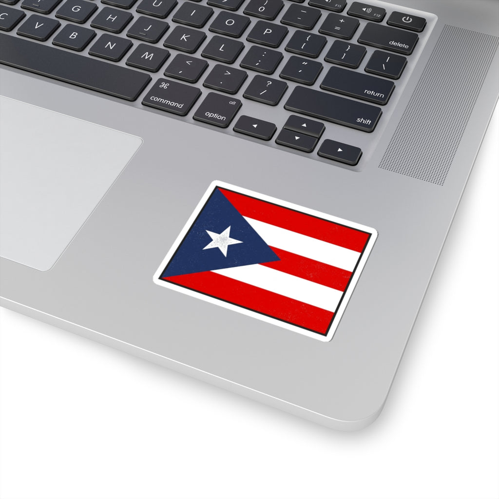 Puerto Rico Flag Sticker — Kiss-Cut Vinyl Puerto Rican Pride Decal