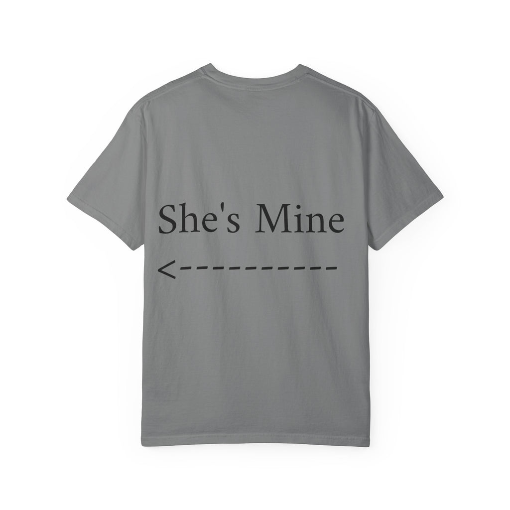 Graphic T-Shirt — "She Rides My Face" Couple Humor Tee