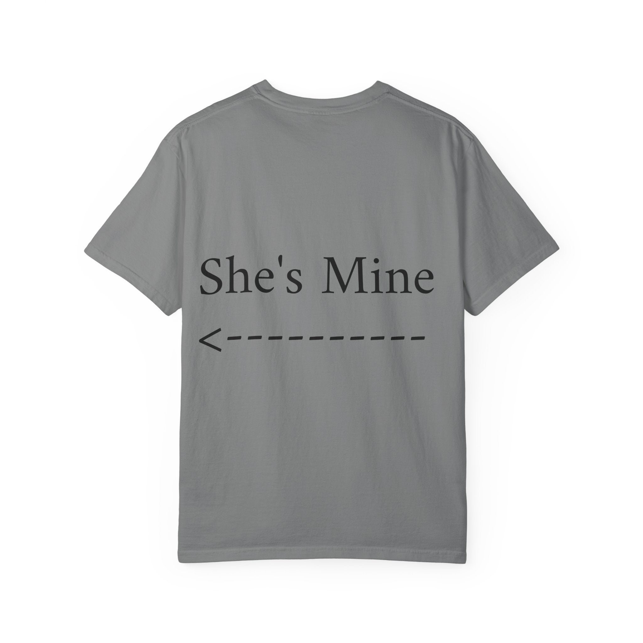 Graphic T-Shirt — "She Rides My Face" Couple Humor Tee
