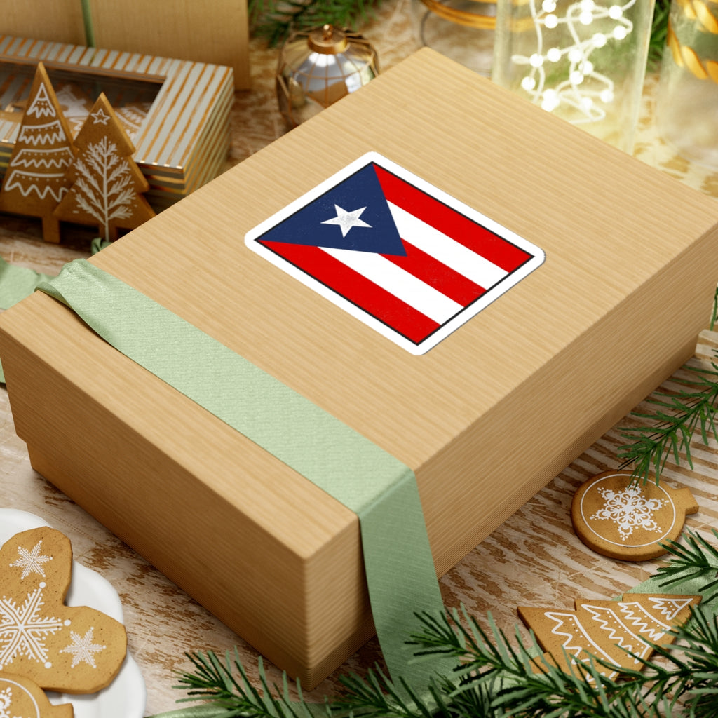 Puerto Rico Flag Sticker — Kiss-Cut Vinyl Puerto Rican Pride Decal