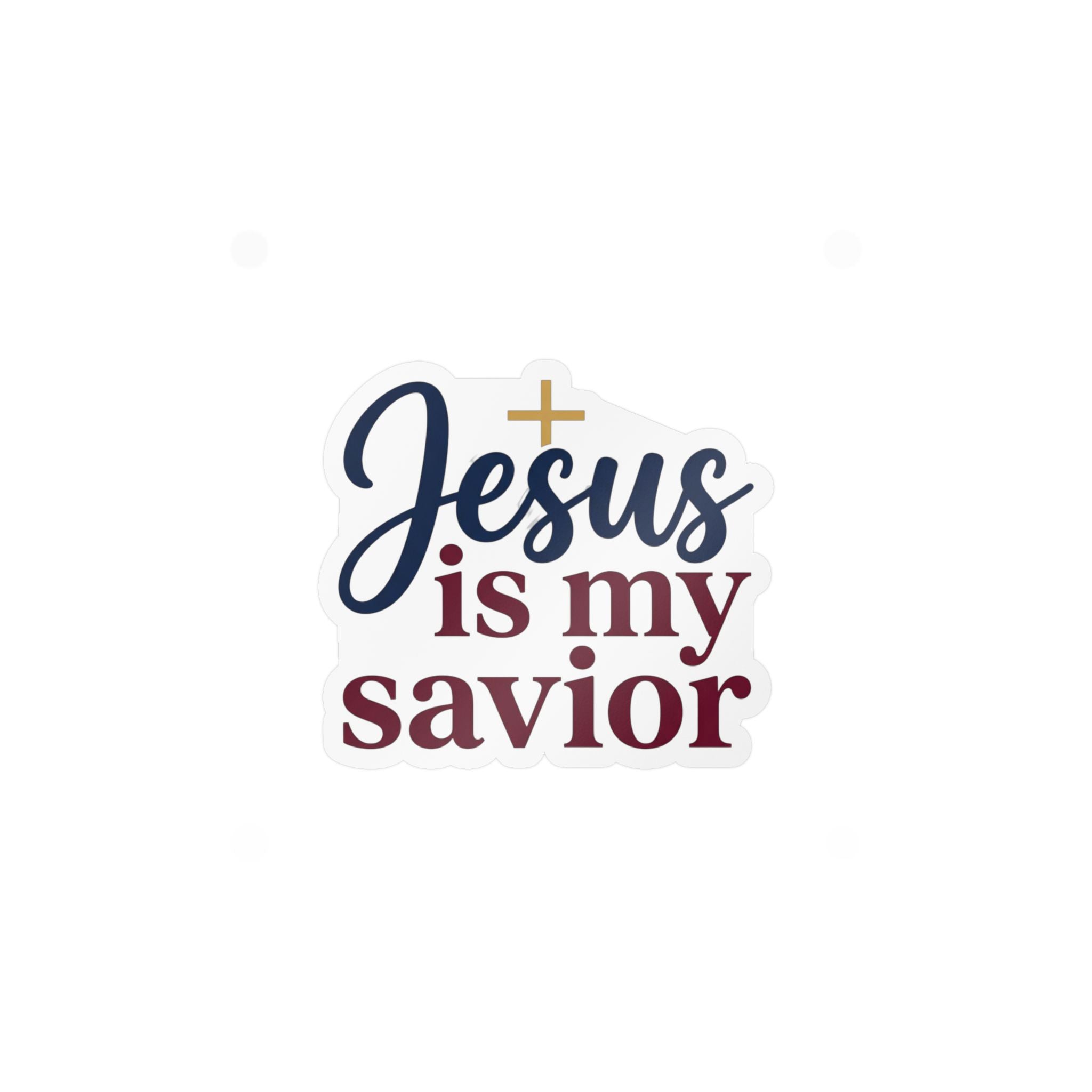 Jesus Is My Savior Vinyl Sticker