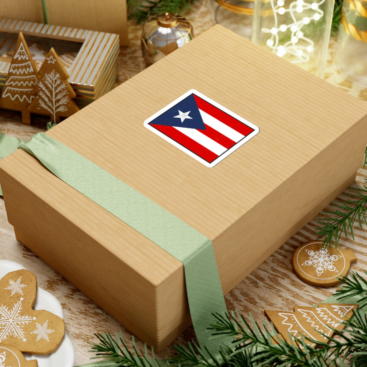 Puerto Rico Flag Sticker — Kiss-Cut Vinyl Puerto Rican Pride Decal