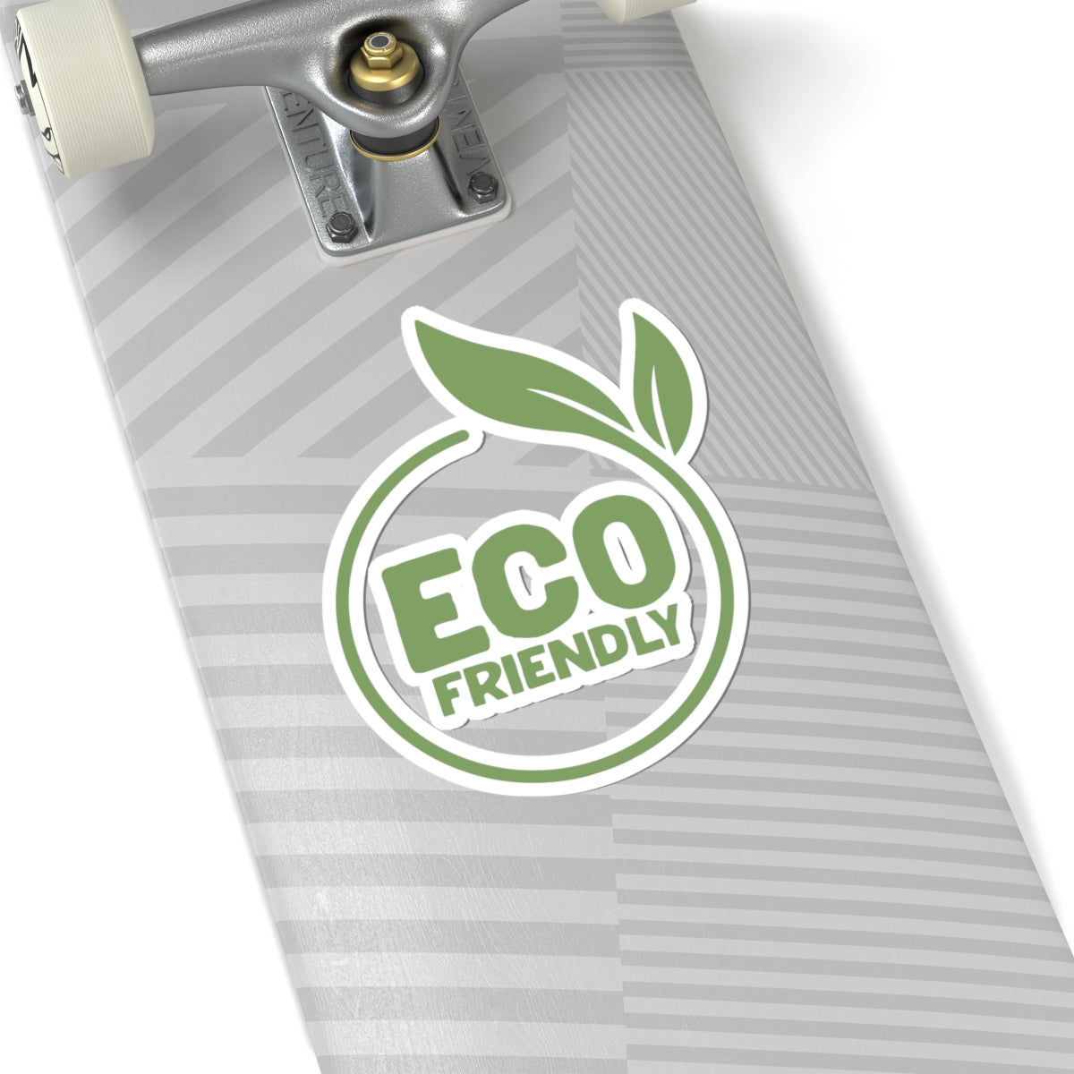 Eco Friendly Kiss-Cut Sticker — Green Leaf Sustainable Decal