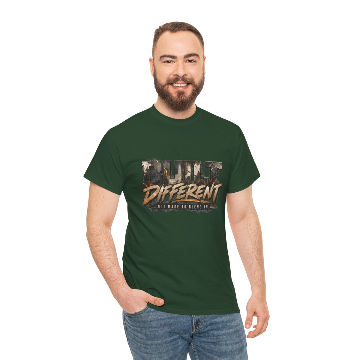 Built Different T-Shirt — 'Built Different' Graphic Tee for Athletes & Motivated Go-Getters