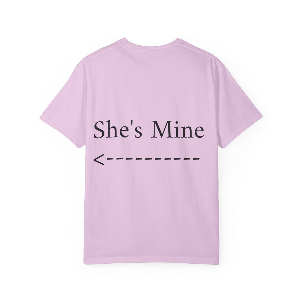 Graphic T-Shirt — "She Rides My Face" Couple Humor Tee
