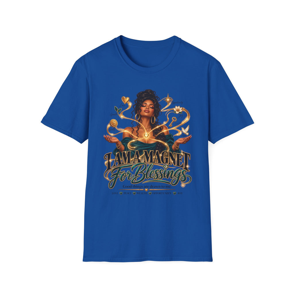 T-Shirt — Money Magnet For Blessings Graphic Tee