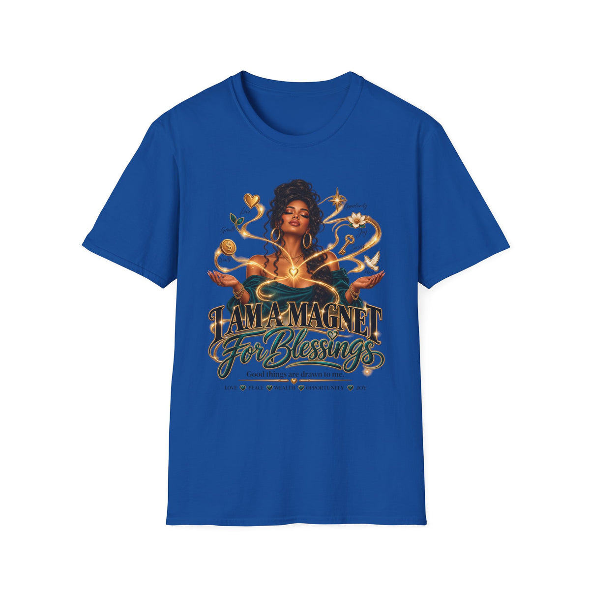 T-Shirt — Money Magnet For Blessings Graphic Tee