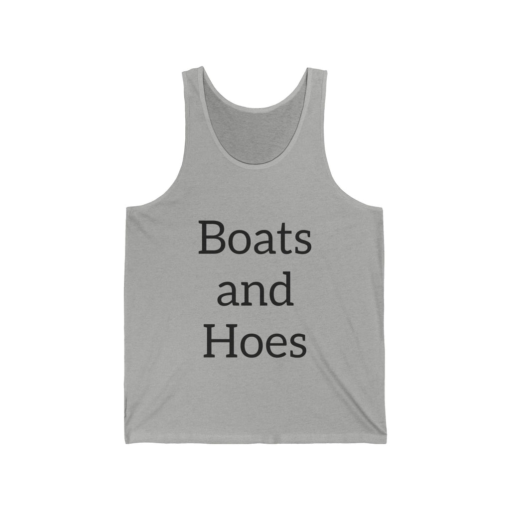 Boats and Hoes Tank Top — Funny Nautical Summer Shirt