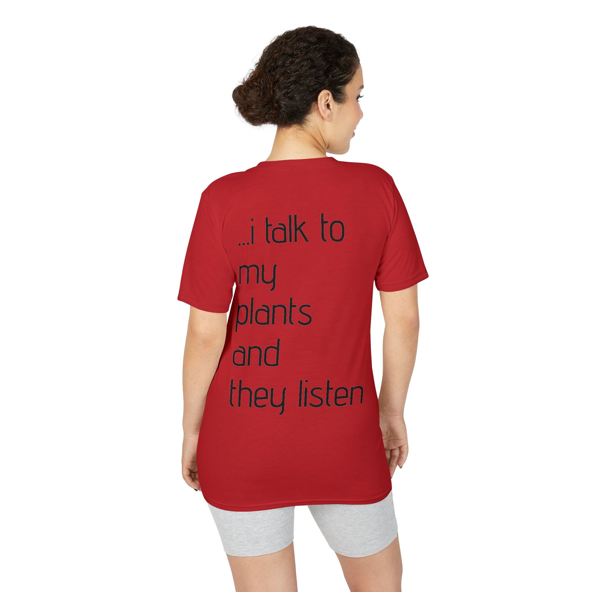 Crazy Plant Lady T-Shirt — "yeah, I'm that crazy plant lady... I talk to my plants and they listen"