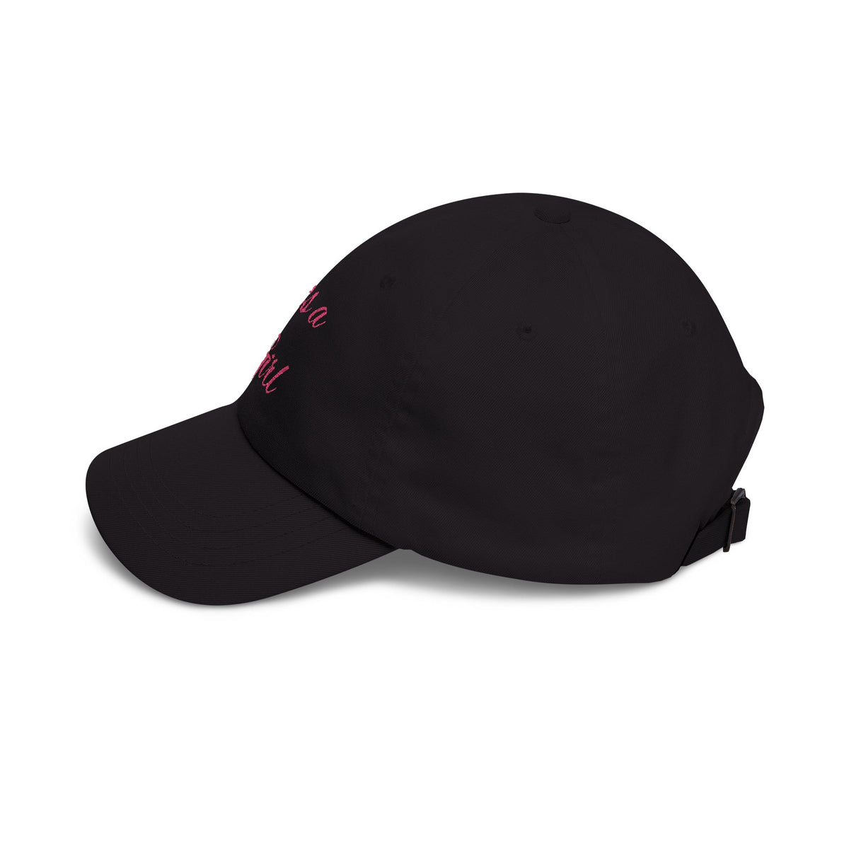 Dad Cap — "It's a Girl" Embroidered Baby Shower Announcement Hat