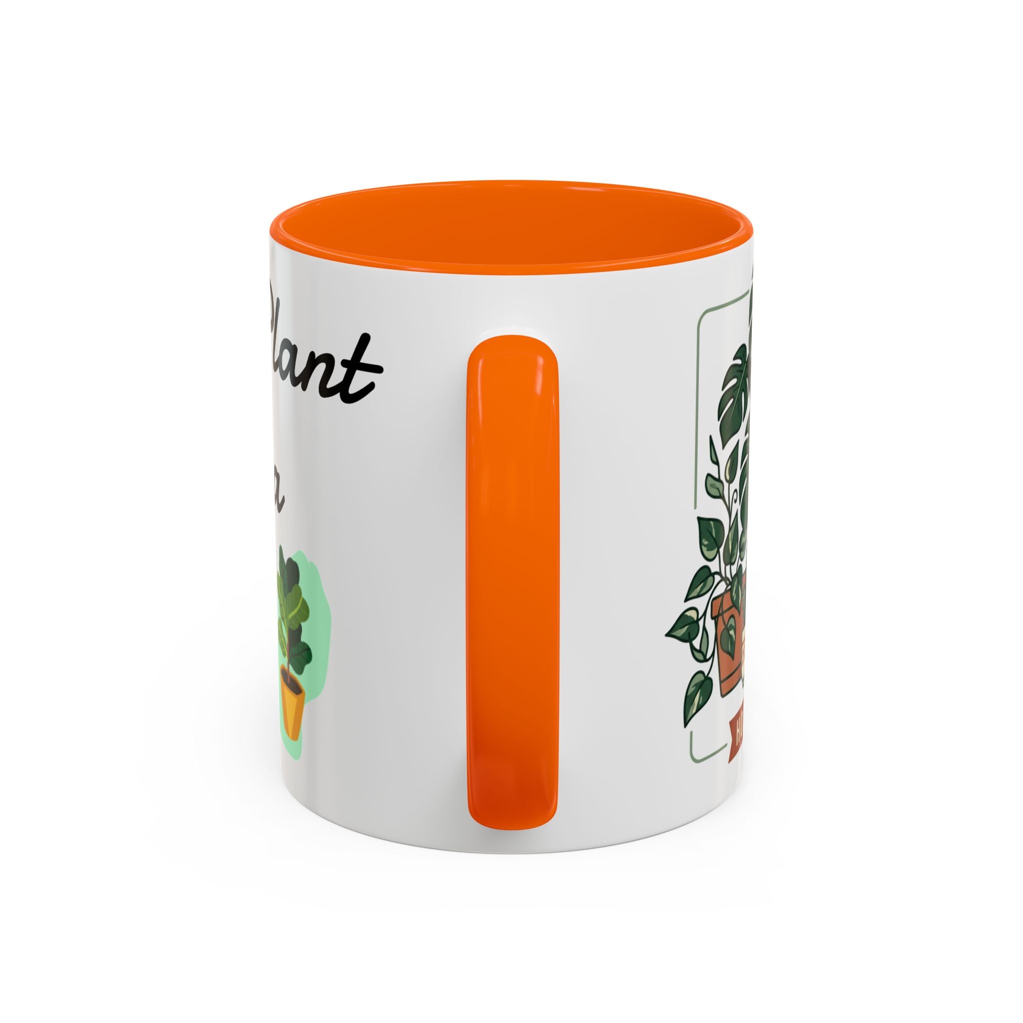 Plant Mom Coffee Mug – "In My Plant Mom Era" Accent Mug with Cute Potted Plants
