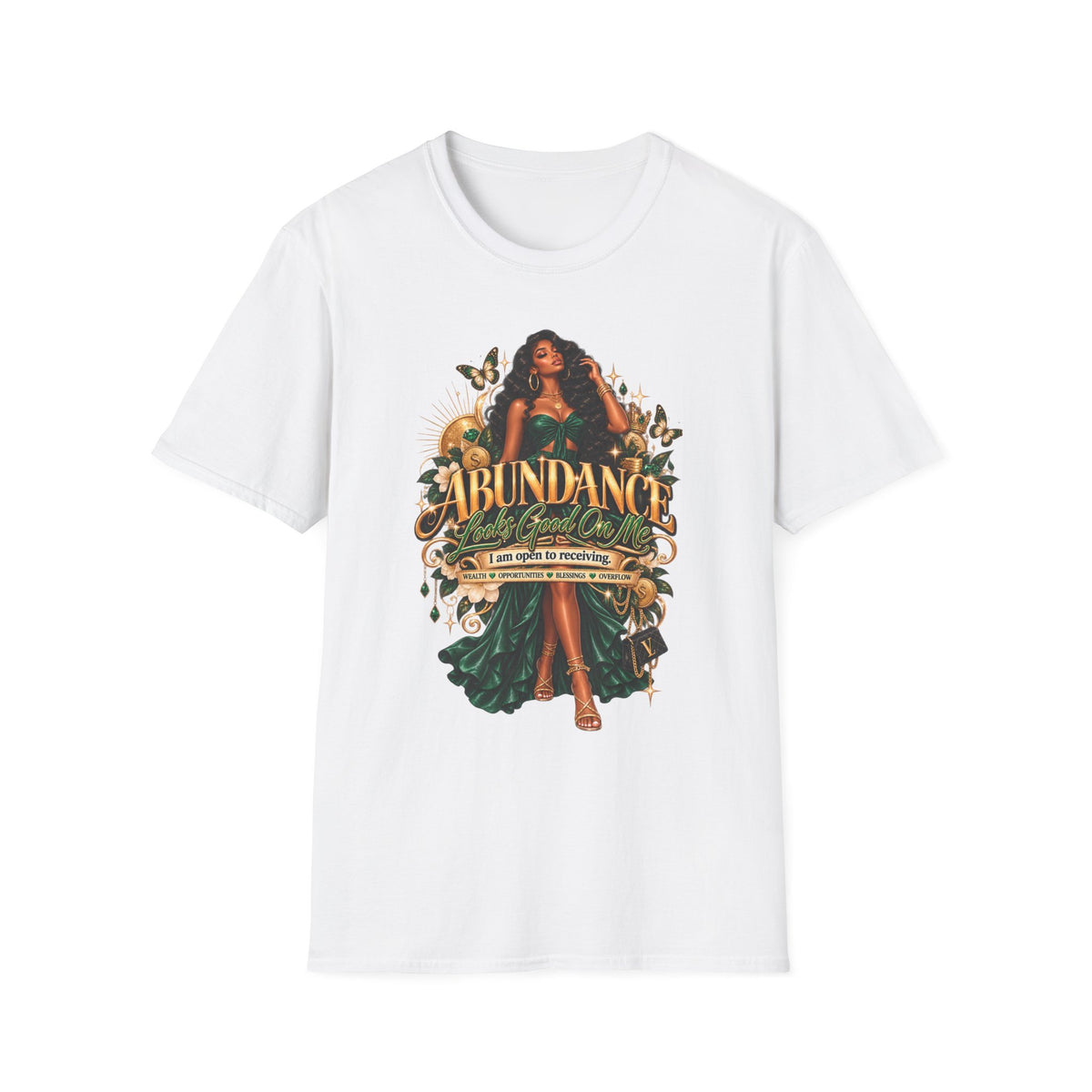 Abundance Graphic Tee — 'Abundance Looks Good On Me'