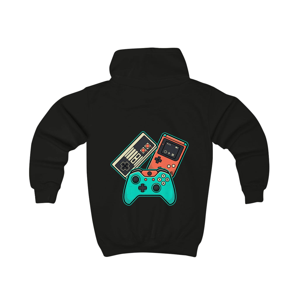 Kids Hoodie - "I Had to Pause My Game for This" Gamer Pullover with Retro Controllers