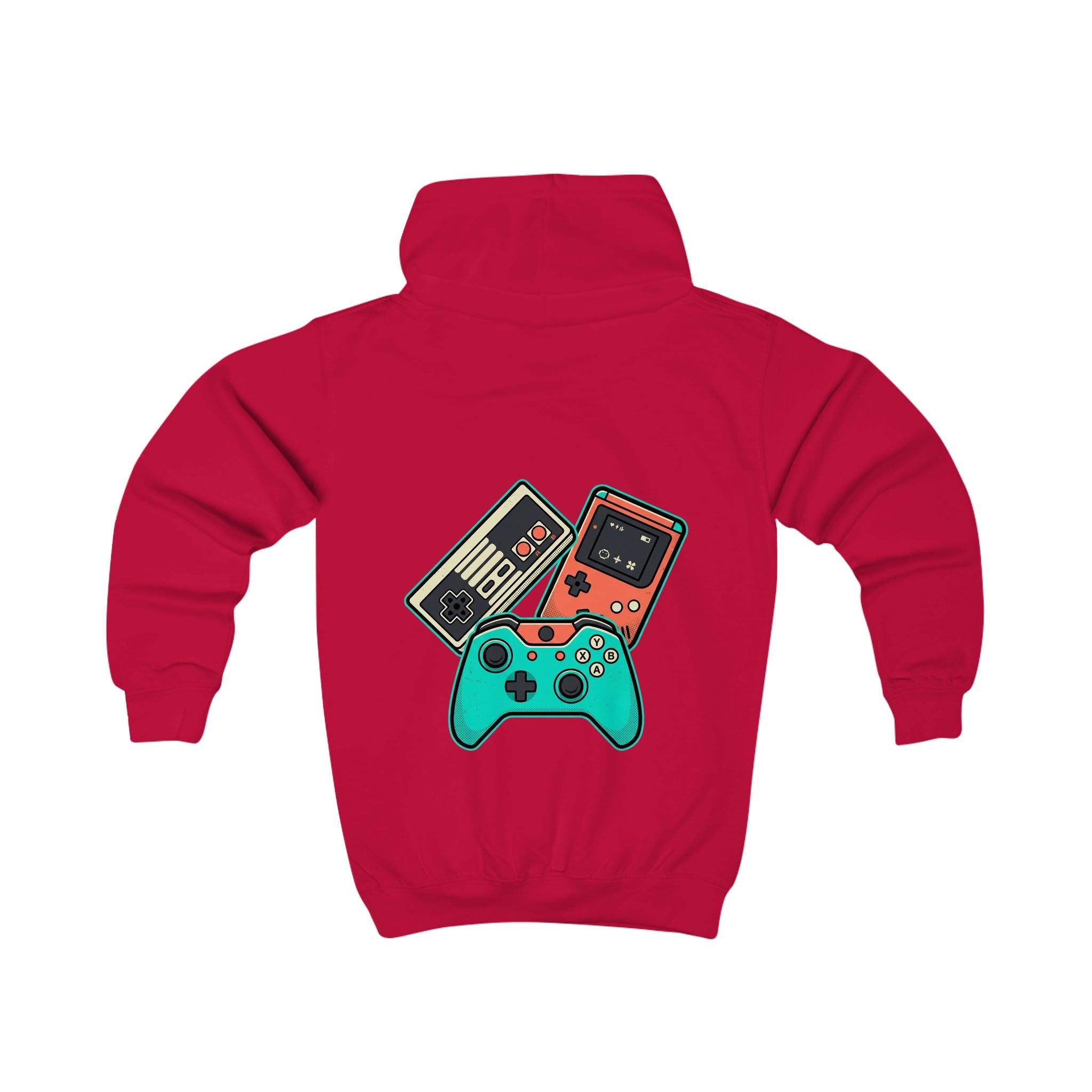 Kids Hoodie - "I Had to Pause My Game for This" Gamer Pullover with Retro Controllers