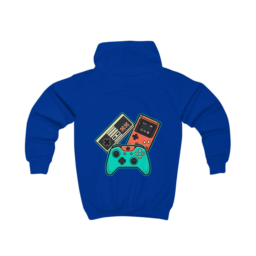 Kids Hoodie - "I Had to Pause My Game for This" Gamer Pullover with Retro Controllers