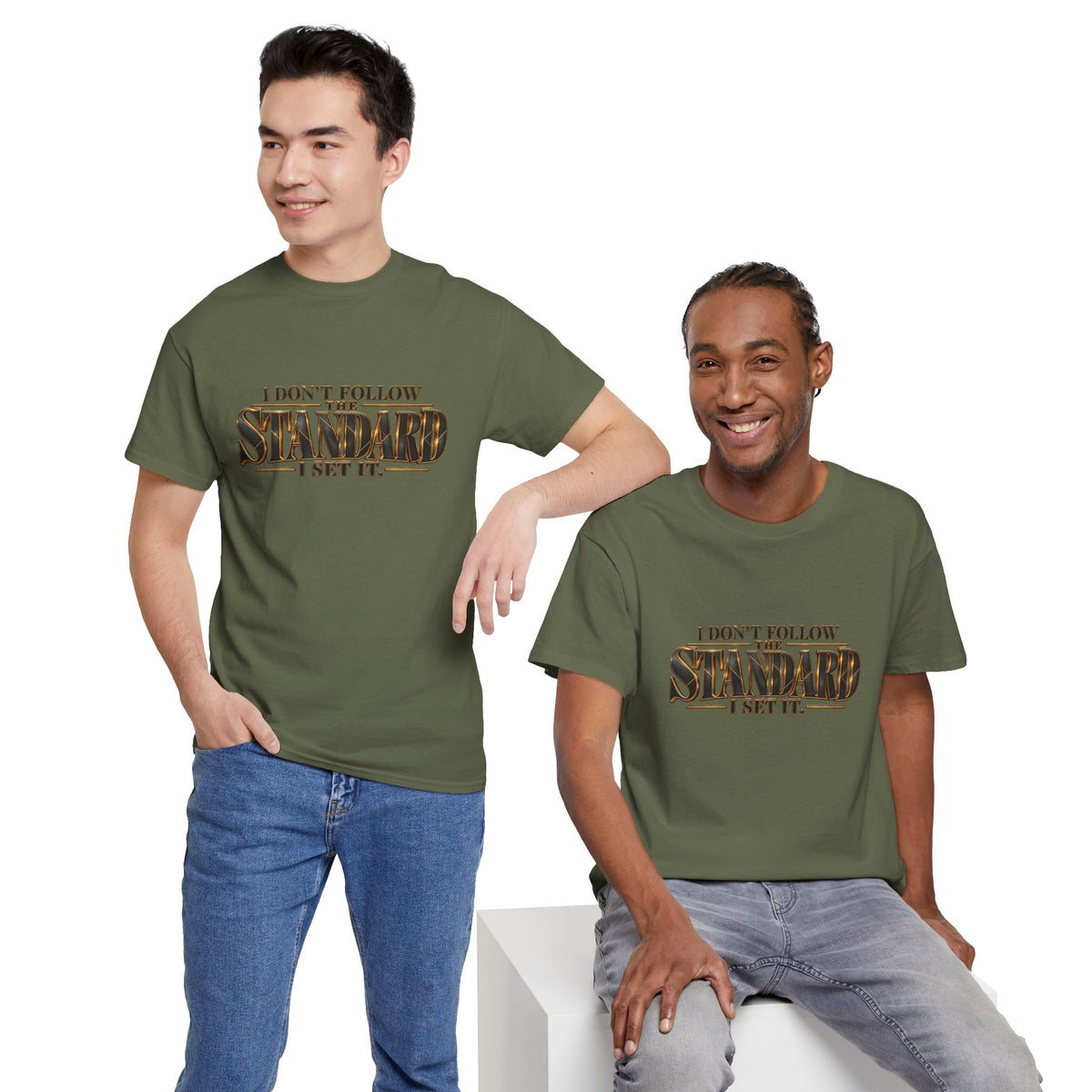 I Don't Follow The Standard I Set It Tee — Bold Statement Graphic T-Shirt