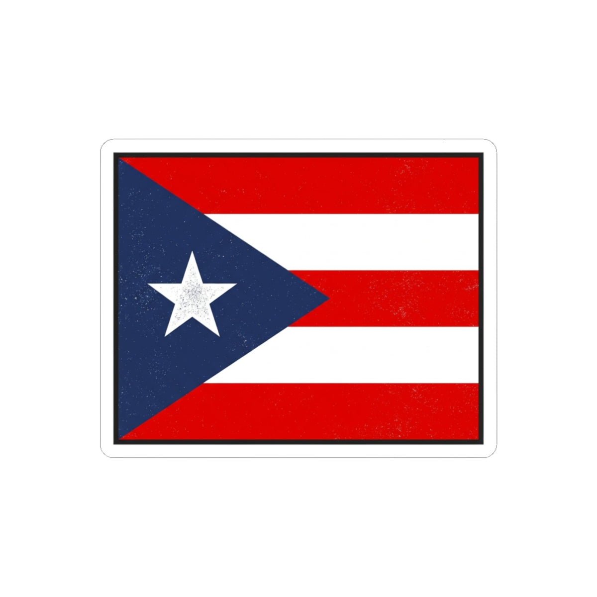Puerto Rico Flag Sticker — Kiss-Cut Vinyl Puerto Rican Pride Decal