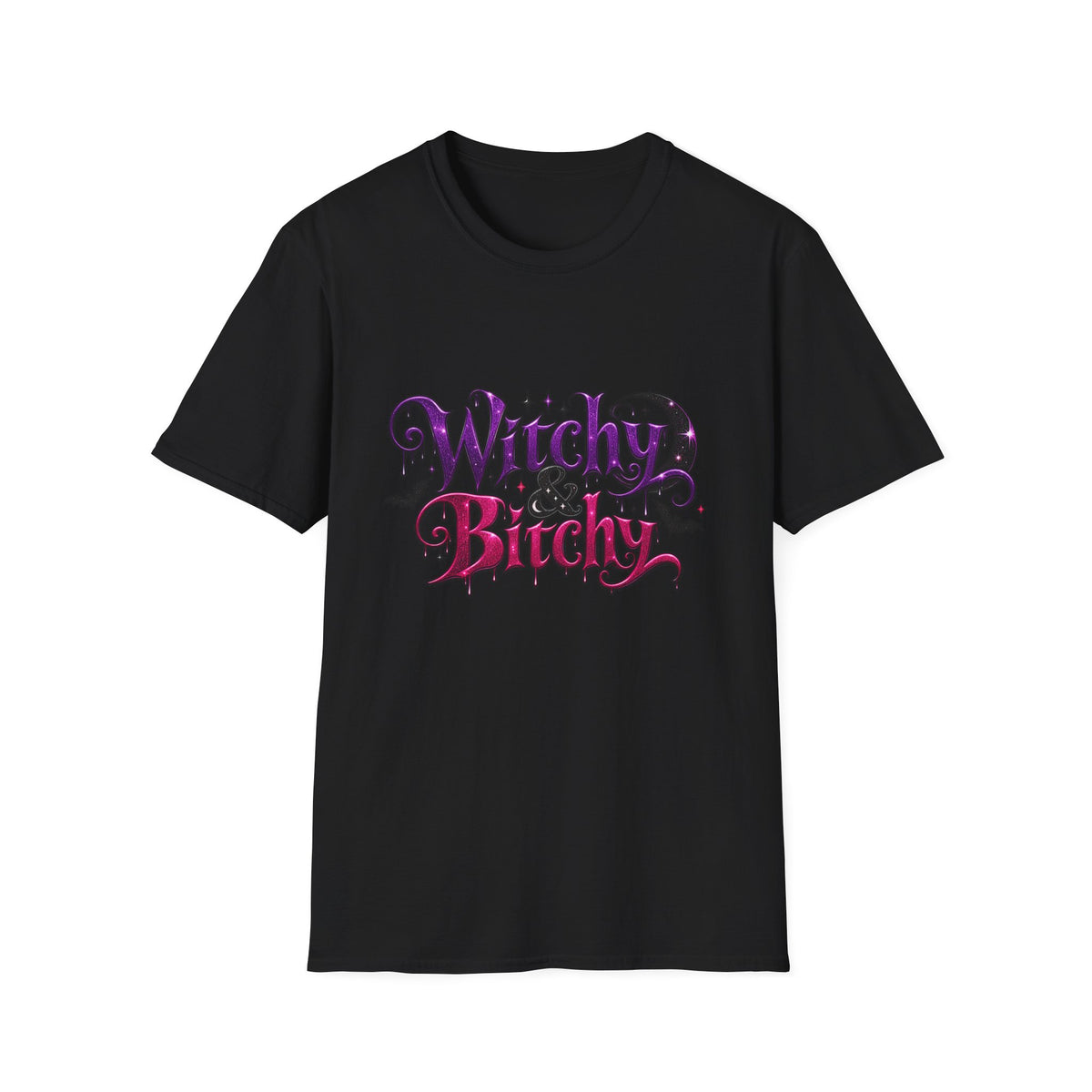 Witchy & Bitchy T-Shirt — Goth Halloween Graphic Tee