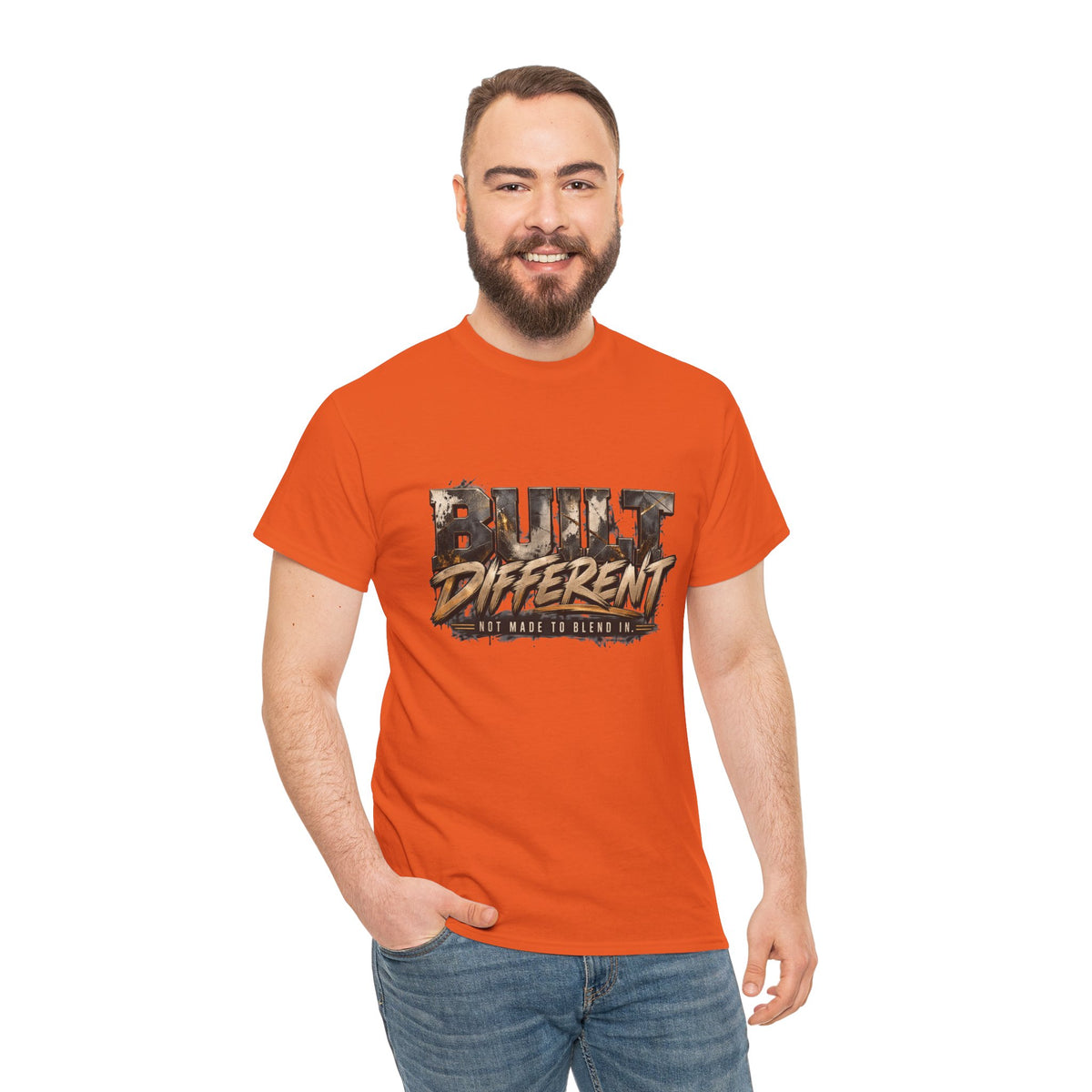 Built Different T-Shirt — 'Built Different' Graphic Tee for Athletes & Motivated Go-Getters