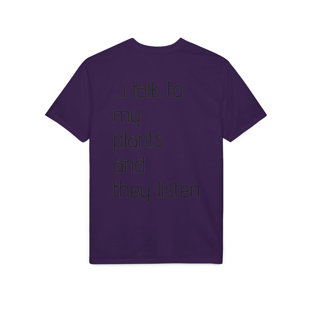 Crazy Plant Lady T-Shirt — "yeah, I'm that crazy plant lady... I talk to my plants and they listen"