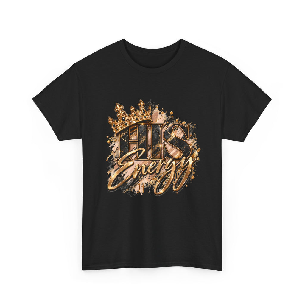 Boss Energy T-Shirt — Gold Crown Graphic Tee for Ambitious Hustlers