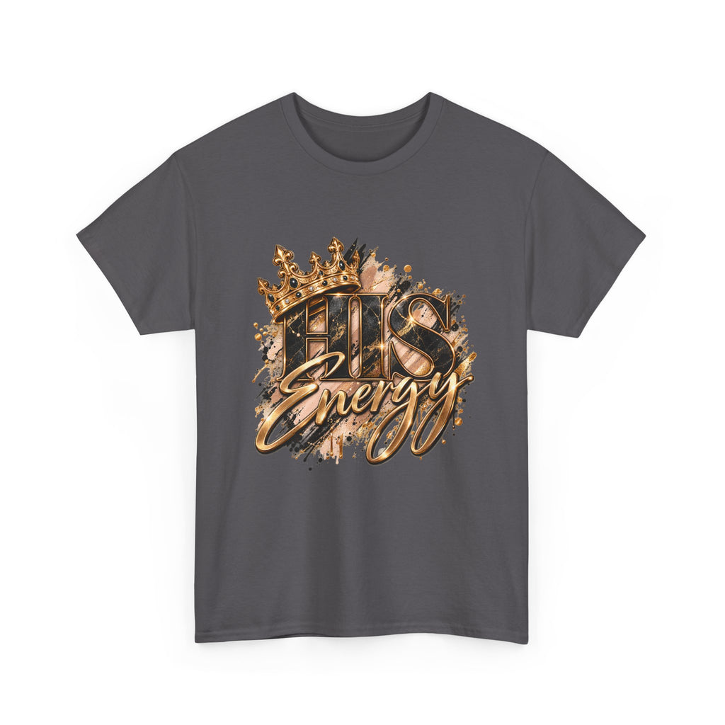 Boss Energy T-Shirt — Gold Crown Graphic Tee for Ambitious Hustlers