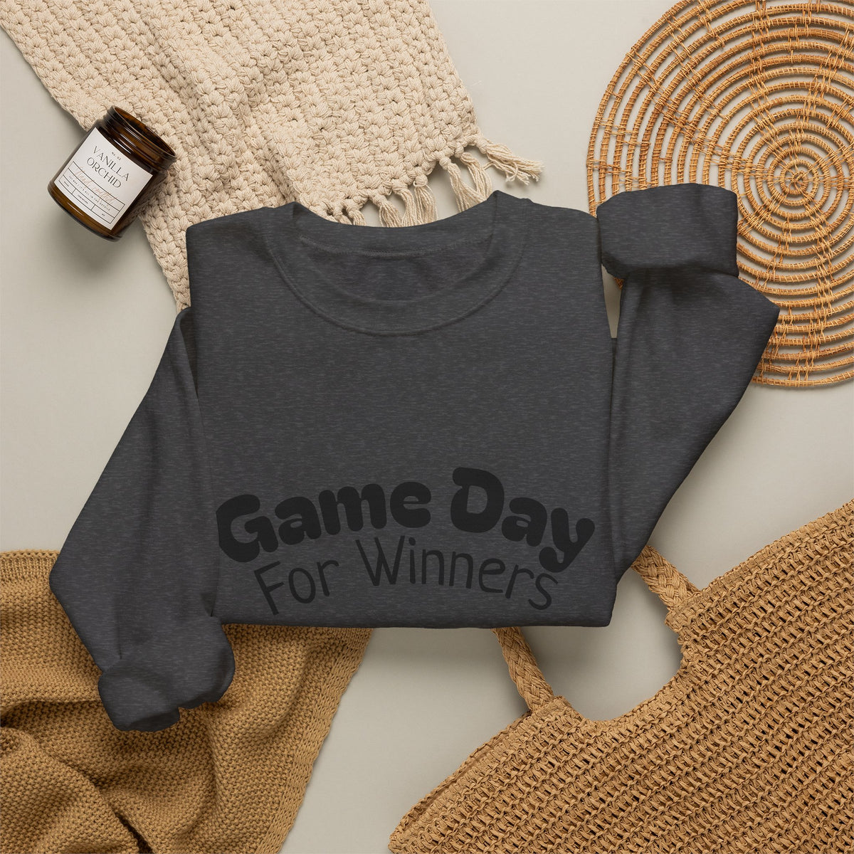 Crewneck Sweatshirt — "Game Day for Winners"