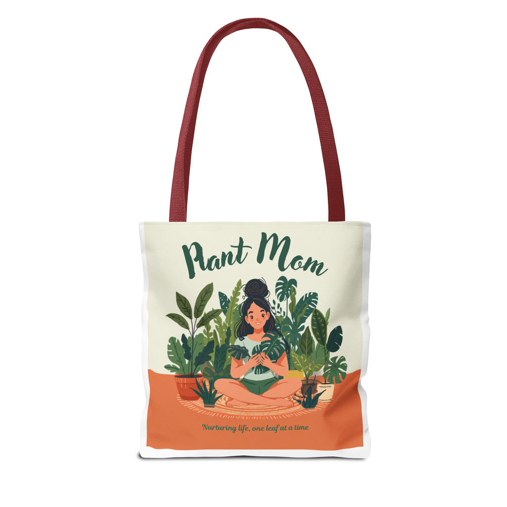 Plant Mama Tote Bag — Floral Plant Mom Canvas Carryall