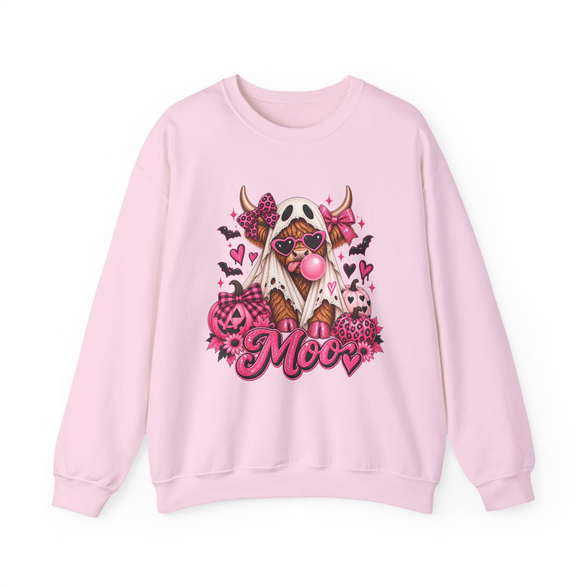 Cow Skull Crewneck Sweatshirt — "Moo"
