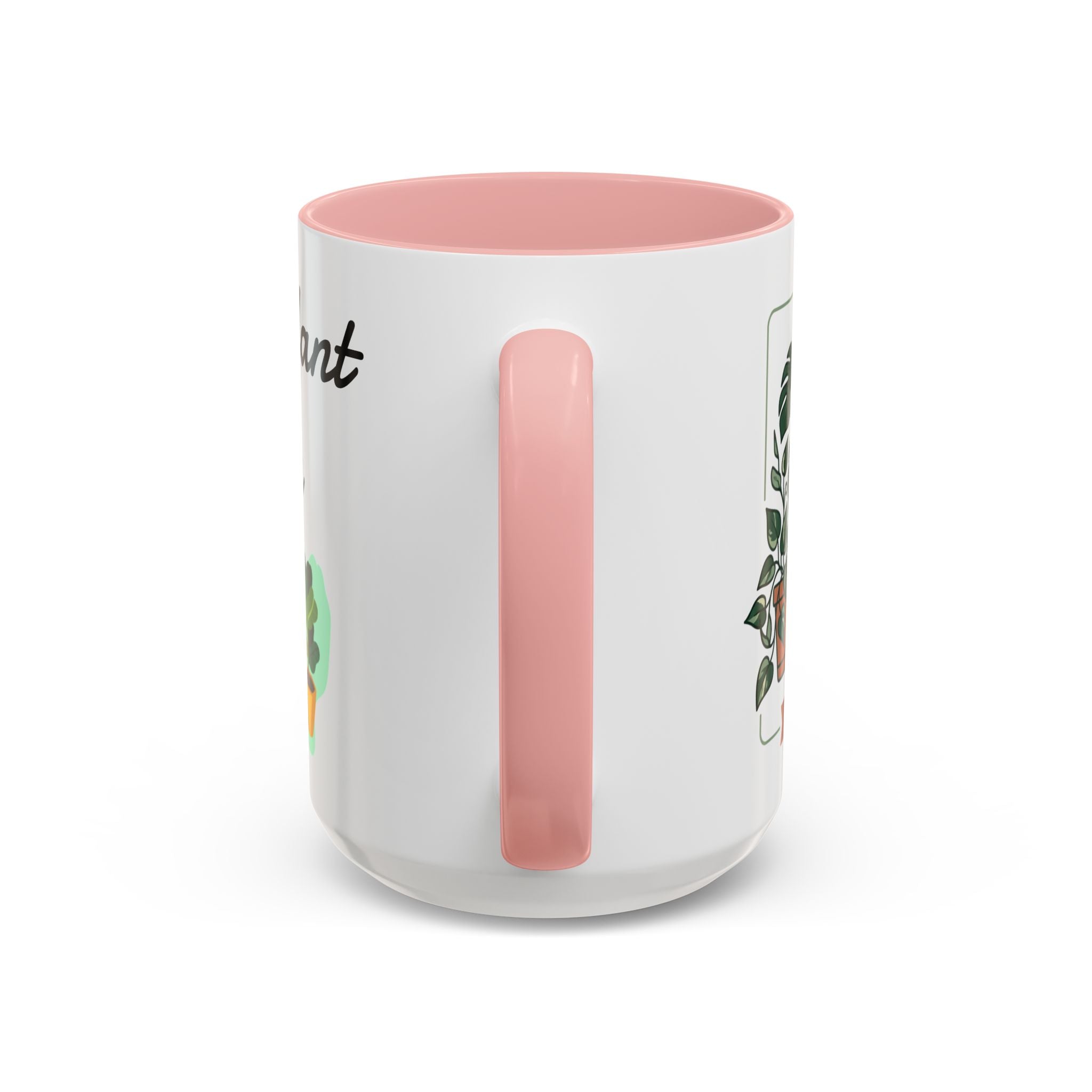 Plant Mom Coffee Mug – "In My Plant Mom Era" Accent Mug with Cute Potted Plants