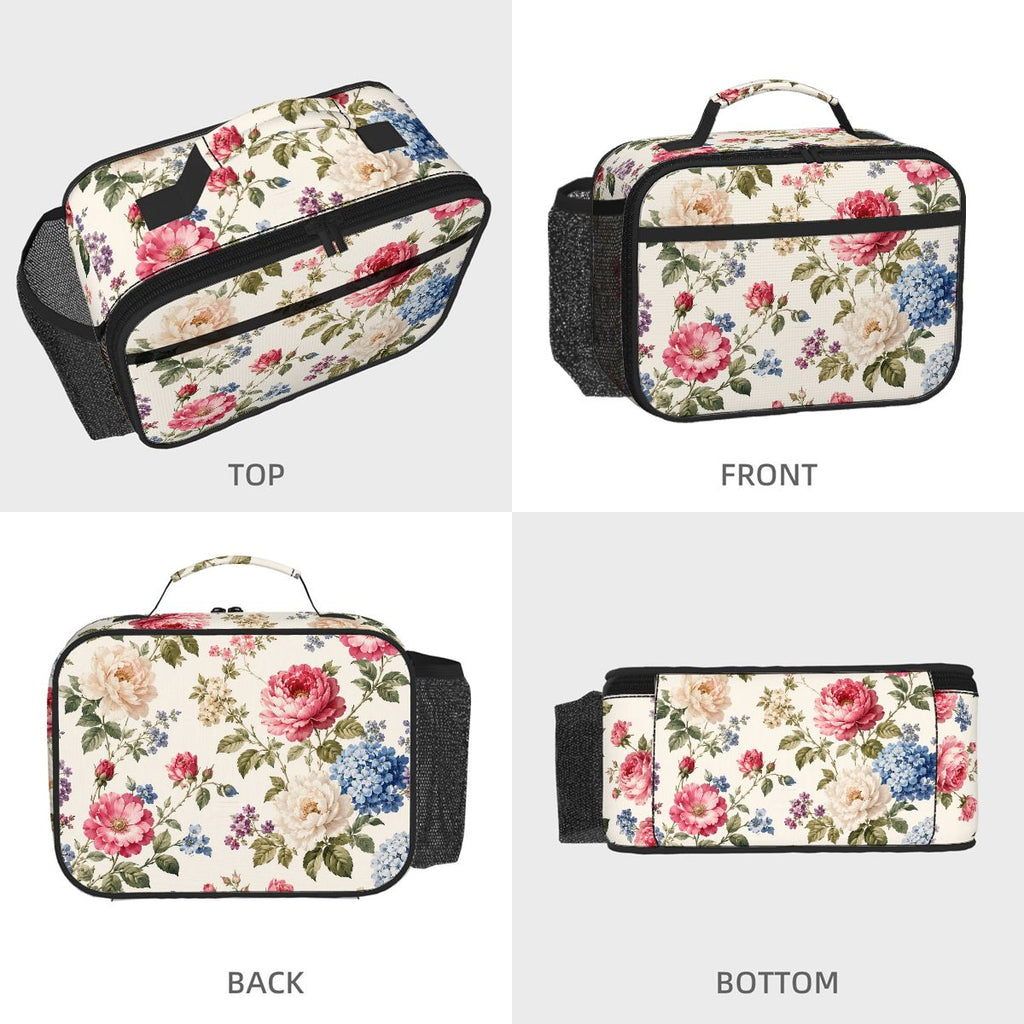 Horizontal Insulated Lunch Tote Bag