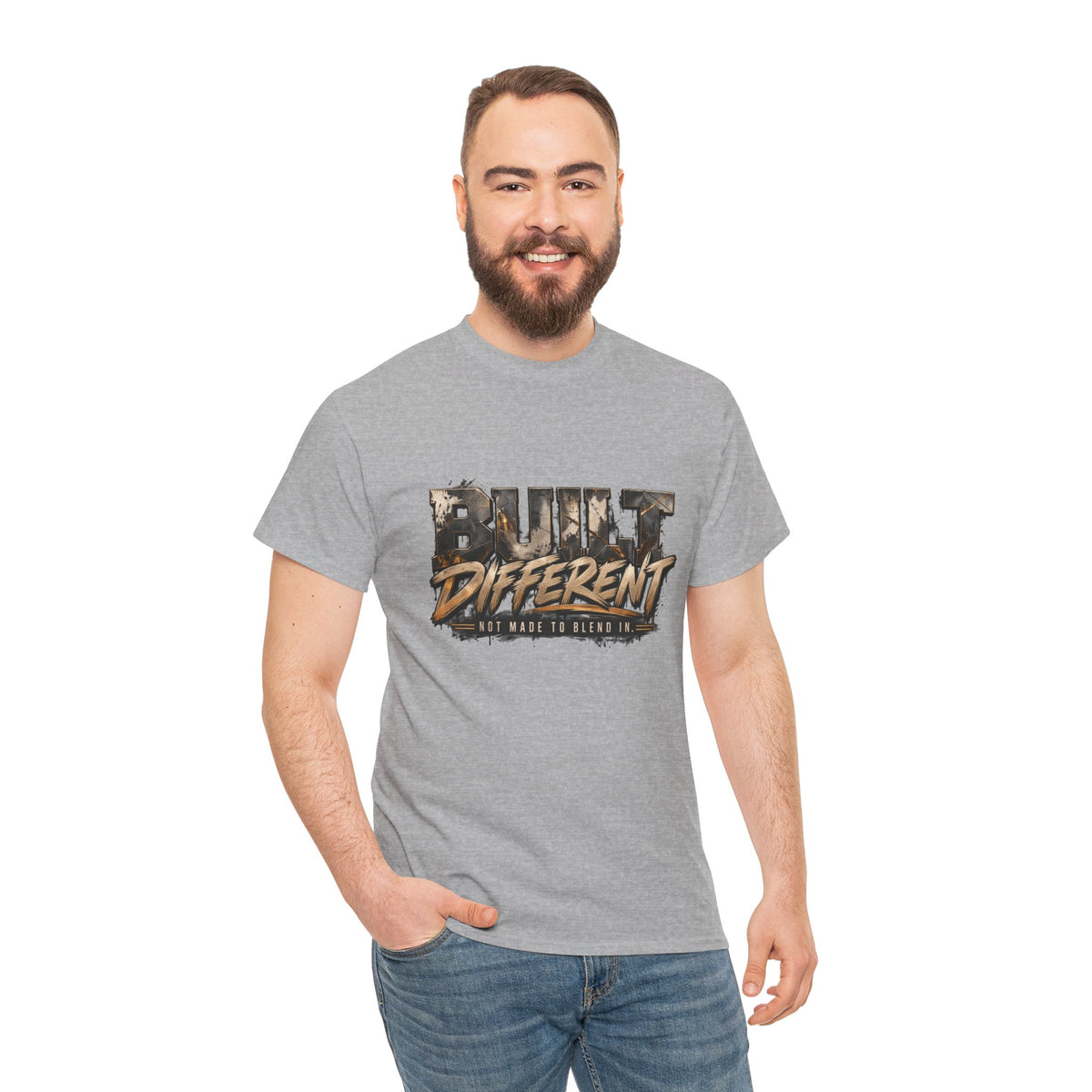 Built Different T-Shirt — 'Built Different' Graphic Tee for Athletes & Motivated Go-Getters