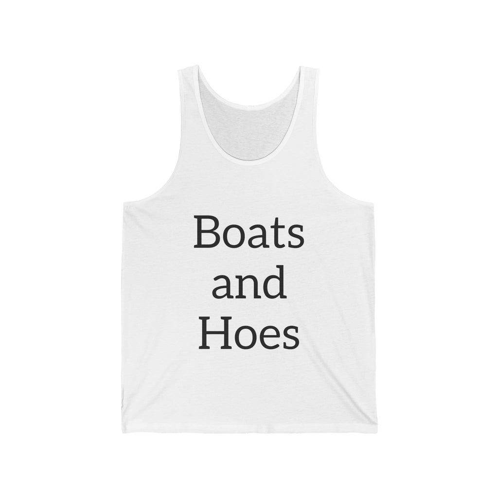 Boats and Hoes Tank Top — Funny Nautical Summer Shirt