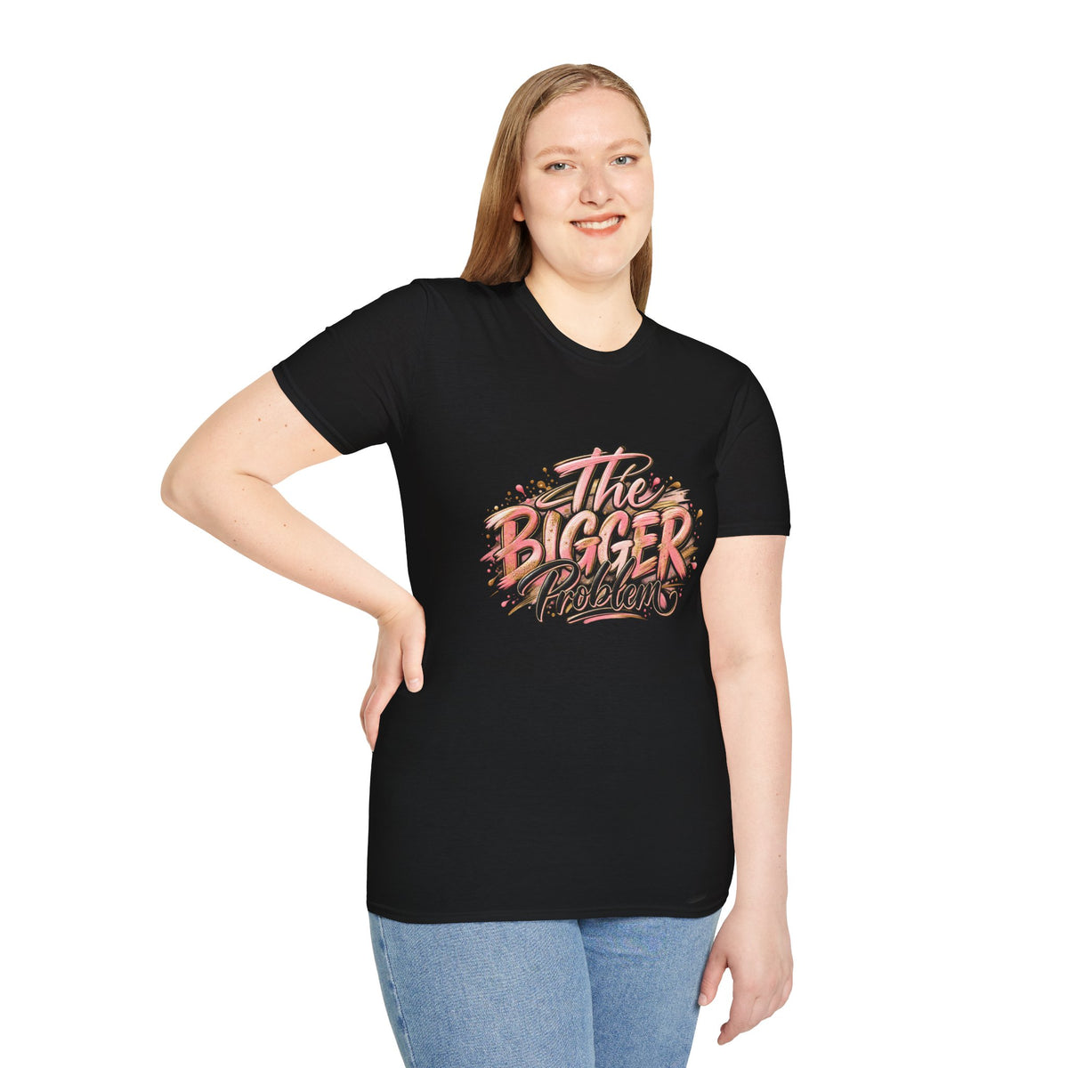 The Bigger Problem T-Shirt – Retro Graffiti Quote Tee