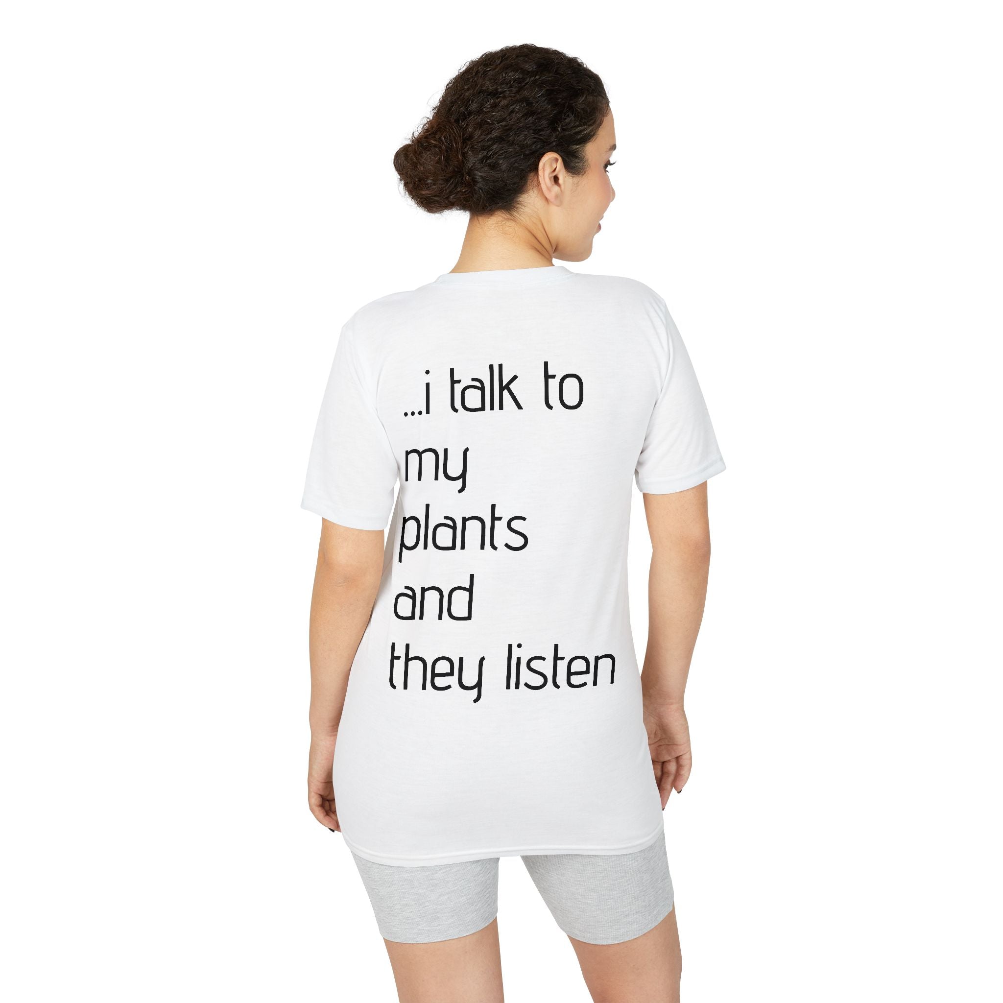 Crazy Plant Lady T-Shirt — "yeah, I'm that crazy plant lady... I talk to my plants and they listen"