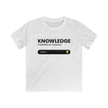 Kids Tee — "Knowledge Powered by Google" Search Bar Shirt
