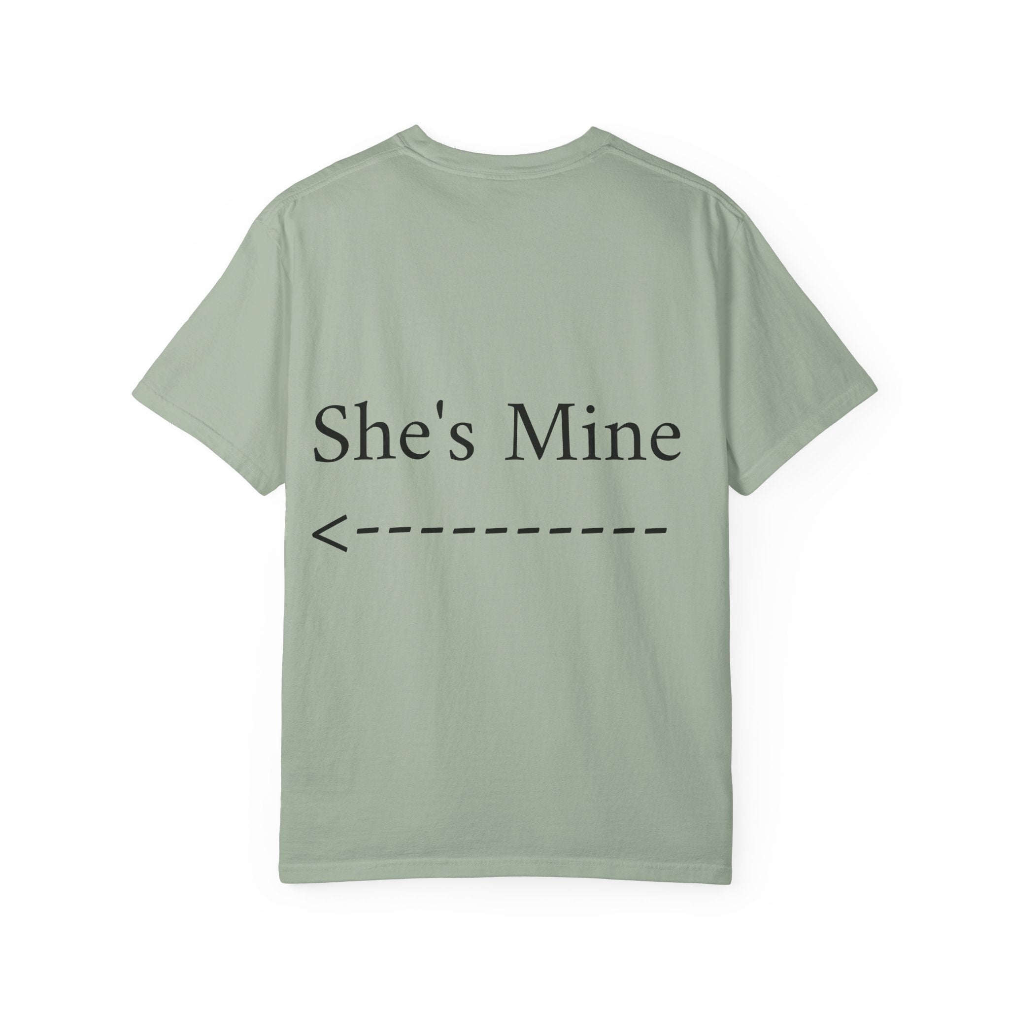 Graphic T-Shirt — "She Rides My Face" Couple Humor Tee